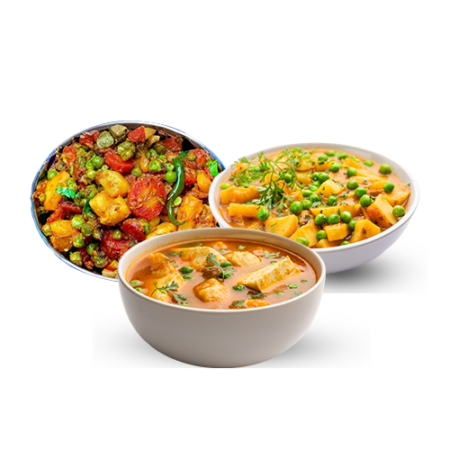 Aloo Matar/panner/gajar