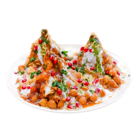 Samosa Chana Chaat